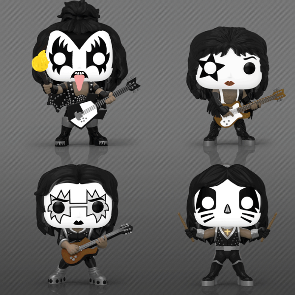 FUNKO POP! - Music - Kiss Destroyer The Demon The Starchild The Spaceman The Catman #22 Special Edition Glow in the Dark